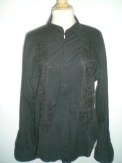 Excellent Roberto Just Cavalli Italy Black Embroidered Dress Casual 