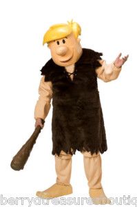 Barney Rubble Caveman Costume Mascot Quality Adult