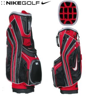 NIKE SPORT CART GOLF BAG RED/BLACK NEW & FREE GROUND SHIPPING
