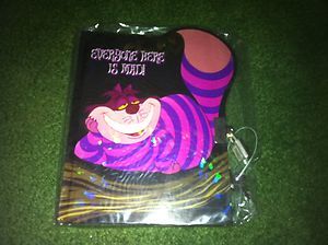   Disney Alice in Wonderland Cheshire Cat Diary Book with Lock