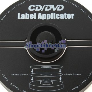 Merax EZ Label CD DVD Label Applicator 40mm Hole CD DVD Applicator 