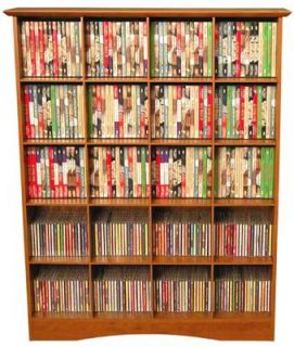 400 CD 200 DVD Bookcase Storage Cubbies CD DVD Rack New