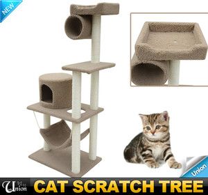 New 55 Pet Supplies Furniture Cat Tree Condo House Scratcher Bed Toy W 