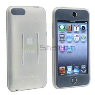   GEL SKIN CASE COVER FOR IPOD TOUCH 2G 3G 2ND 3RD GEN+LCD PROTECTOR