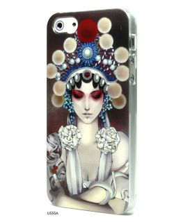   Opera Female Artist Plastic Cover Case Skin for iPhone 5 U555A