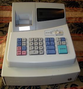 Used Working Sharp XE A101 Cash Register No Key