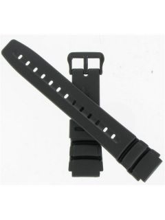   casio watchband genuine casio 19mm g shock black resin with a black