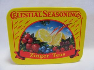 Celestial Seasonings Zinger Teas Collectible Tin