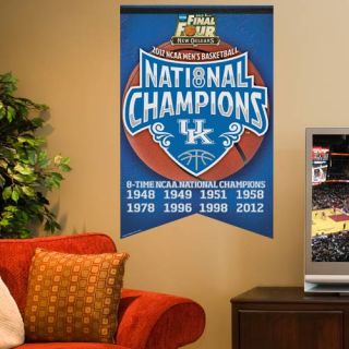 Kentucky Wildcats 2012 NCAA Mens Basketball National Champions Banner 