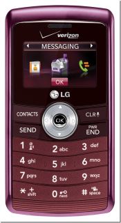 LG vx 9200 enV3 Cell Phone VERIZON QWERTY EVDO RED   No Contract