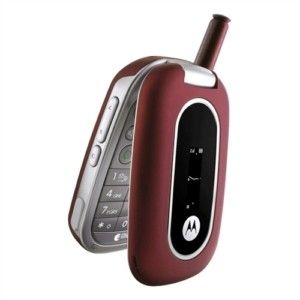 Maroon Motorola W315 Flip Alltel Red Cell Phone