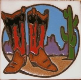   ceramic tile made in usa classic western hand painted tiles weather