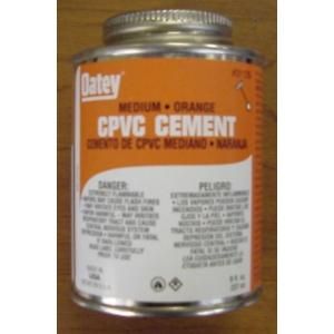 Oatey 31129 PVC Cement Medium Orange 165974