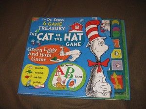 The Dr Seuss 4 Game Treasury Game Cat in The Hat