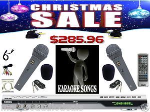 karaoke system player cavs dvd 105g USB  cdg scdg songs home 