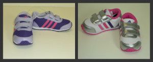 New Adidas Snice CF I Girls Shoes Sneakers Athletic Velcro 4 5 6 7 8 