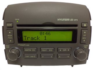 Hyundai Sonata Radio Stereo  CD Disc Player Gray VP5HBF 18C869 BG 