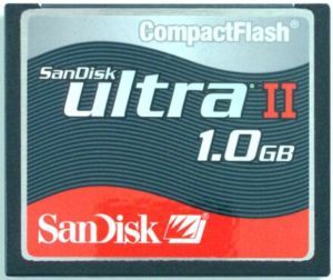 1GB SanDisk Compact Flash CF Ultra II Memory Card New