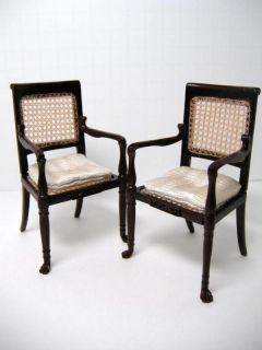 Dollhouse Miniature Famous Furniture 6800 Cane Chairs