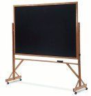 Quartet Reversible Black Chalkboard Cork Bulletin Board
