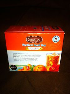 Celestial Seasonings Perfect Iced Tea Sweet Peach K Cups for Keurig 