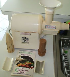 The Champion Juicer Extractor, Model G5 NG 8535, Plastaket Mfg.