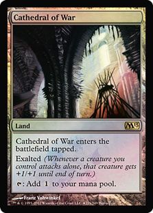 PROMO Cathedral of War   FOIL Box Land Rare 1x x1
