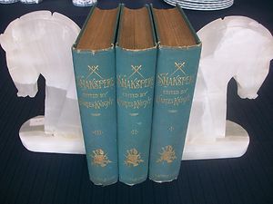 Shakespeare Edited By Charles Knight in 3 vols. 1883 Illustrated