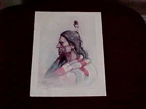 Charles M Russell Print Piegan Indian 1899