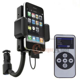 FM Transmitter Car Charger Remote Fr iPhone 4 3GS 3G 2G