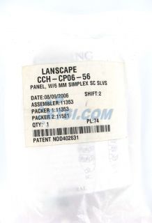 Corning Lanscape SC mm Patch Panel CCH CP06 56 STSI