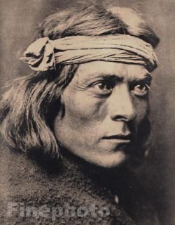1900 72 Native American Indian New Mexico Zuni Curtis