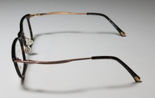 New Cerruti 1881 C1321 A 49 22 140 Tortoise Gold Wayfarer Eyeglass 