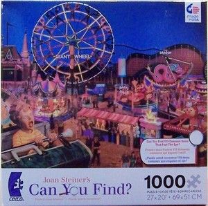 CEACO JOAN STEINERS CAN YOU FIND JIGSAW PUZZLE AMUSEMENT PARK