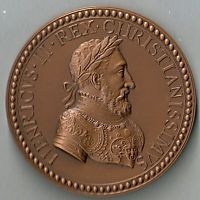 Henry II War Against Charles V Large Bronze Medal