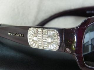 Bvlgari Purple Sunglasses Glasses 8011B 963 87