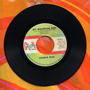 Charlie Rich My Mountain Dew Groove 45 Record VG Scarce