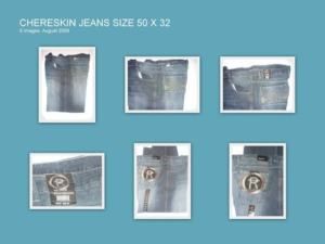 Mens Chereskin Relaxed Fit Jeans Size 50 x 32 Big