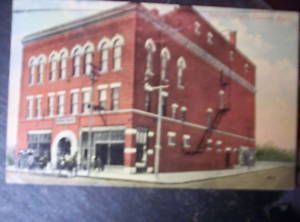 1915 Postcard Hetrick Theatre Theater Chanute Kansas KS