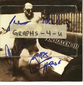 Van Halen Autograph Eddie Van Halen Gary Cherone