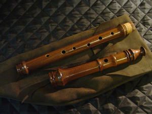 Heritage Music Keyless Woodwind Irish Folk Flute Walnut Wood Fife Bag 