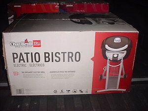 New In Box Black Char Broil Patio Bistro Electric Grill 12601688