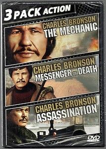 Charles Bronson DVD Messenger of Death The Mechanic Assassination New 