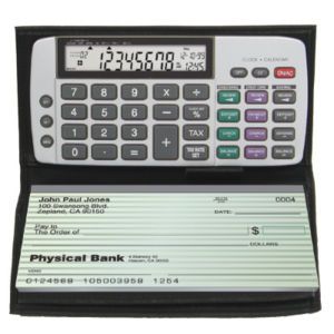 Datexx DB 413 Checkbook Calculator with Date Time DB413 767469434134 
