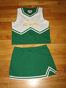 Cheerleading Uniform Outfit Top and Skirt Cheerleader Ducks