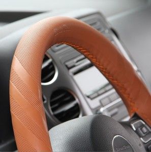 Circle Cool Chevrolet 43014 Leather Wrap Steering Wheel Cover Wrap New 
