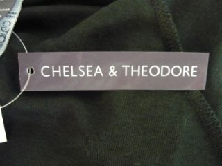 chelsea theodore black open front cardigan sz xxl