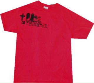 MY CHEMICAL ROMANCE New XL Extra Large Red Concert(rock,music,band)T 