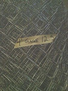 Chain Link Fence 4 High 100 Long 12 5 Gauge Fabric