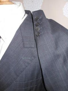 Mens EX Cond Chester Barrie of Savile Row Pure Wool Tailored Suit 42 